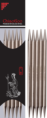 ChiaoGoo Stainless Steel 8" Double Points
