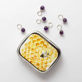 Honey Bee Stitch Marker Storage Tin