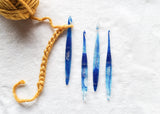 Sapphire September Birthstone Crochet Hook