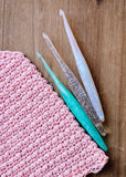 Aquamarine March Birthstone Crochet Hook