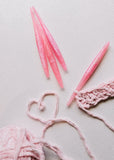 Pink Tourmaline October Birthstone Crochet Hook