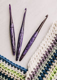 Amethyst February Birthstone Crochet Hook