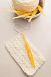 Yellow Topaz November Birthstone Crochet Hook