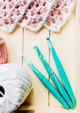 Turquoise December Birthstone Crochet Hook