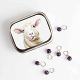 Sassy Sheep Stitch Marker Storage Tin