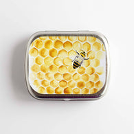 Honey Bee Stitch Marker Storage Tin