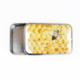 Honey Bee Stitch Marker Storage Tin