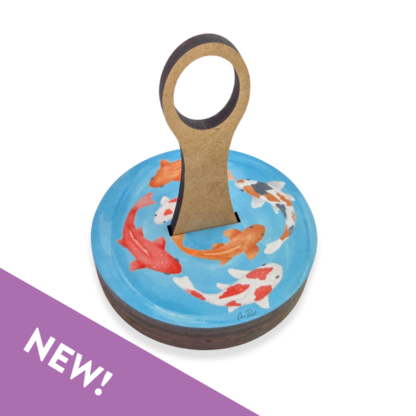 Koi Fish Yarn To Go Carousel (no wrist strap)