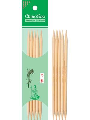 ChiaoGoo Bamboo Natural Double Point Needles 6”