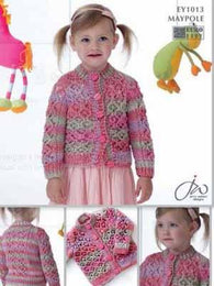 Maypole EY1013 Cardigan Pattern - Mad Knitter's Yarn