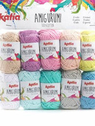 Amigurumi # 01 Naturals, Cyan, Magentas - Mad Knitter's Yarn