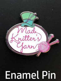 Enamel Pin | Mad Knitter's Yarn - Mad Knitter's Yarn